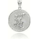 Claddagh Gold Certified 925 Sterling Silver Lord Hanuman Hindu Hinduism God Religious Medal Pendant