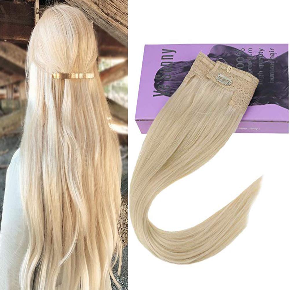 Galleon Vesunny 20inch Halo Couture Hair Extensions Blonde Color