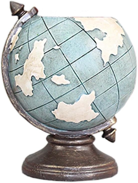 HEYFAIR Creative Globe Pen Pencil Holder Multifunction Desk Organizer Accessories
