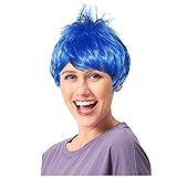 Costume Adventure Blue Pixie Wig Blue Wig Pixie