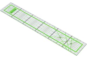 5x30cm Sewing Ruler, High Transparent Tailor Dressmaker Quilting Tool with Accurate Scale, for DIY Crafting and Fabric Measur