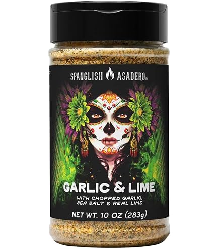 Amazon.com : Spnglish Asdero Garlic and Lime Seasoning 10 oz