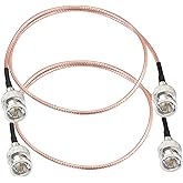 Superbat 3G SDI Cable BNC Cable 75 ohm 50cm for Cameras Monitor Vedio Recorder BMCC Video Equipment Supports HD-SDI 3G-SDI 4K