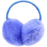 POXIMI Women Winter Earmuffs Girl Ski Adjustable Ear Covers for Cute Bow Ear Warmer Outdoor Earmuff Fleece Lining