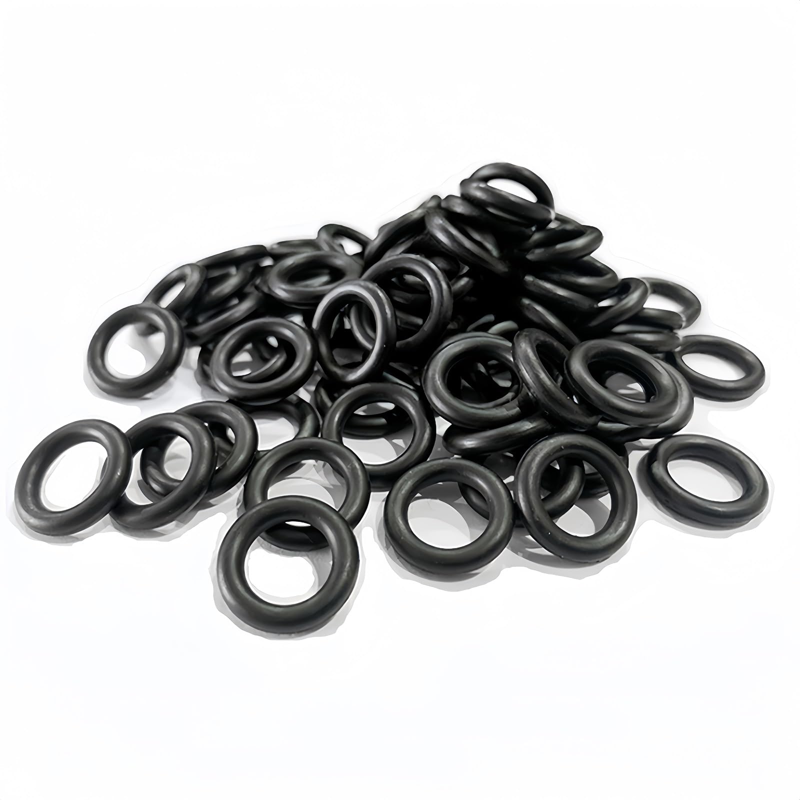 Boxonly Nitrile Rubber O-Rings 8.5mm OD 5.5mm ID 1.5mm Width Metric Sealing Washer Round O-Ring Gasket O Rings Seal Grommets, Pack of 50