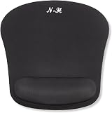 New Horrizon Mouse Mat with Wrist Support Non-Slip PU Base 21.5x27 cm