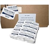 Celeste Sani-Com SC3205 Multi-Purpose Telecomm &amp; Mask Cleaning Wipes (Case of 1200) | Individually Wrapped Towelettes for Aviation Headsets &amp; Oxygen Masks | Cleaning &amp; Refreshing