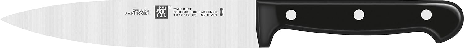 ZWILLING Fleischmesser, Klingenlänge: 16 cm, Großes Klingenblatt, Rostfreier Spezialstahl/Kunststoff-Griff, Twin Chef
