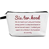 YULUENZE Soror DST Presents Soror 1913 Sisterhood Present Delta Makeup Bag Travel Toiletry Zipper Pouch Greek Sorority Present for Sorority Members Newcomers