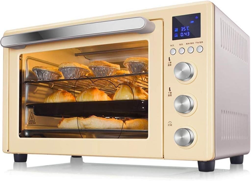 Household Countertop Toaster Oven,Single Door Pull 32L Automatic Hot Air Circulation,Baking Multifunctional Automatic Temperature Control Electric Oven
