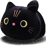 large stuffed black cat