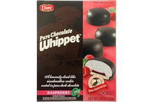 Dare Foods Whippet Raspberry Cookies 8.8 Oz (2 Boxes)