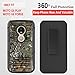 Motorola Moto G6 Play Case, Moto G6 Forge Case with [Tempered Glass Screen Protector],[Not Fit Moto G6/G6 Plus] Built-in Kickstand and Stylus Circlemalls Combo Holster Phone Cover-Camo