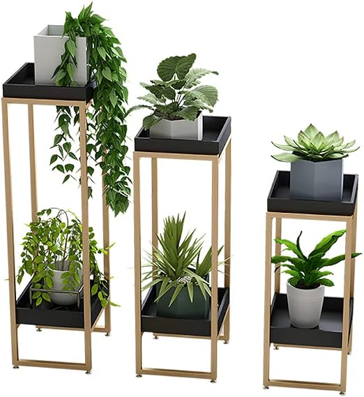 Estante para macetas con Soporte de Planta de Arte de Hierro de ...