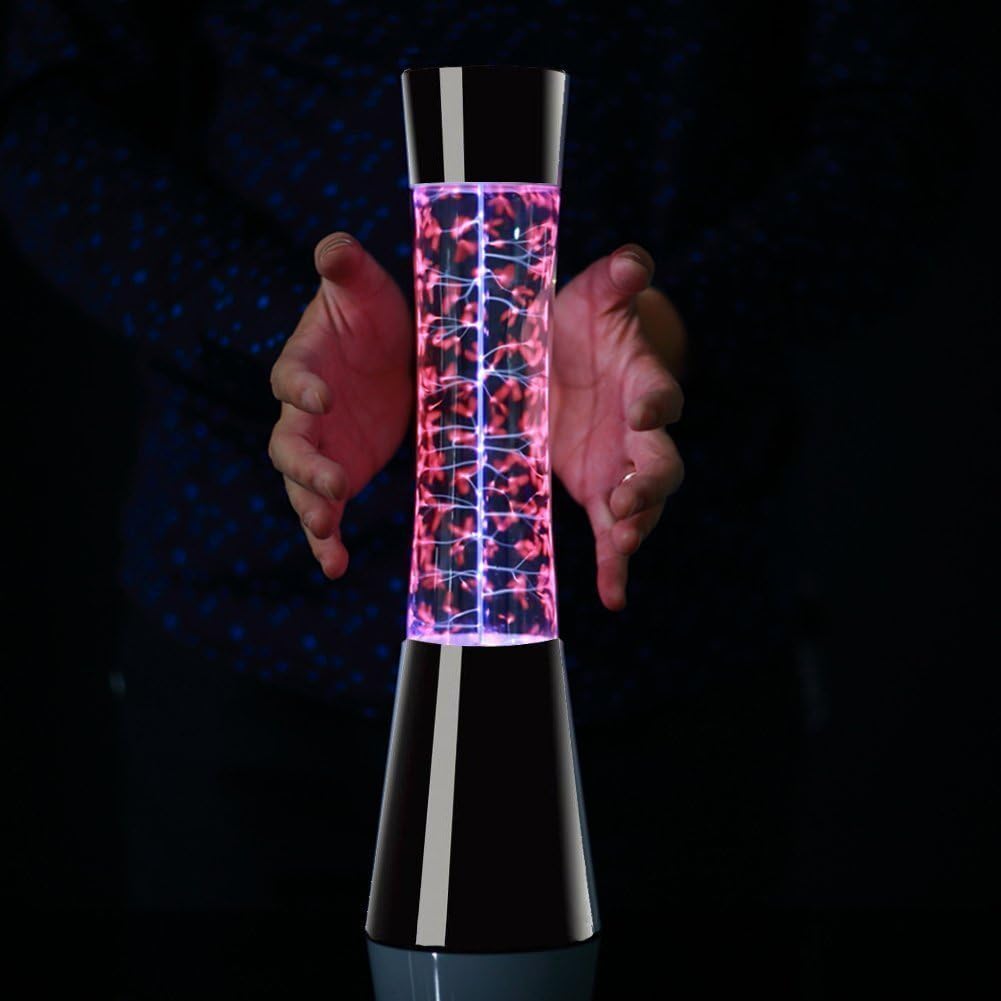 CRATVE 16'' Plasma Light Lamp Electroplasma Lightening Lamp Touch Sound Sensitive,Magic Crystal and Holiday Lamp for Kids Children Etc (Black)