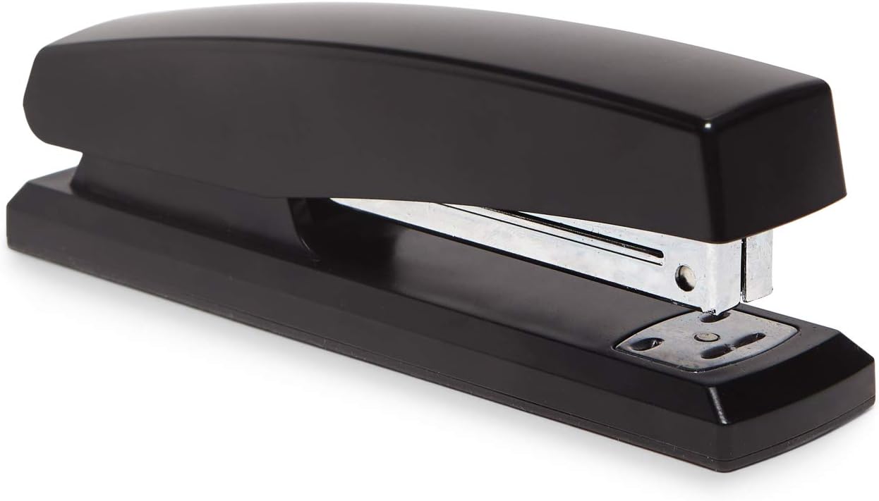 Blue Summit Supplies Standard Stapler Set, Black Plastic 3 Pack, Full Size, Regular Desktop Staplers for Office, Home, or School Use, Includes Staple Remover and 6000 Staples : Office Products