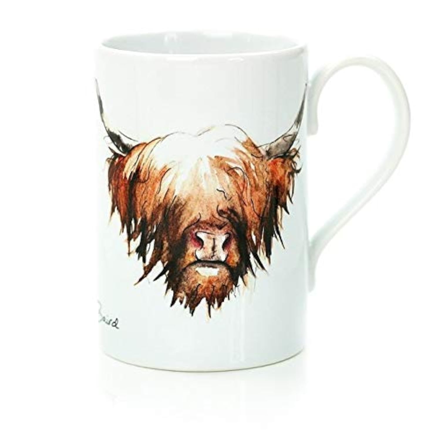 Clare Baird Creations Highland Cow Porcelain Mug