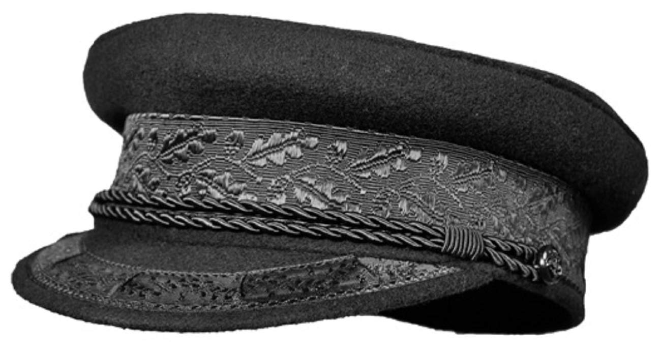 Balke Mens Flat Cap 7.125 black