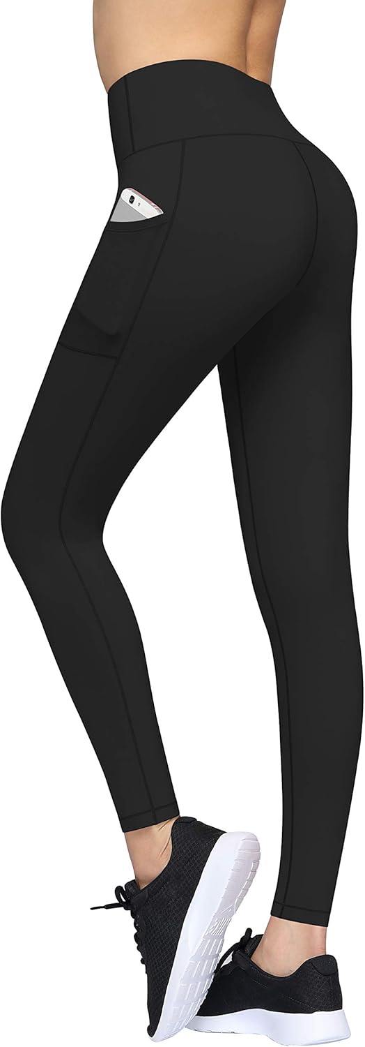 Fengbay High Waist Yoga Pants with Pockets, Yoga Pants for Women Tummy Control Yoga Leggings 4 Way Stretch Workout Pants: Clothing