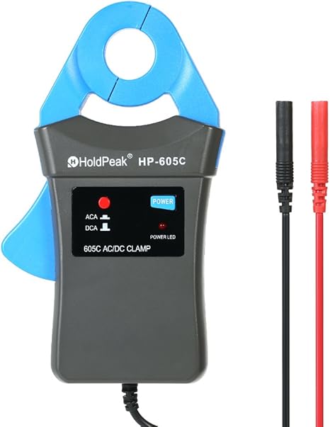 Amazon Co Jp Roeam Dc Ac アンプ クランプ メーター 6a 40a クランプオン アダプターメーター テストプローブ ブルーとブラック ホーム キッチン