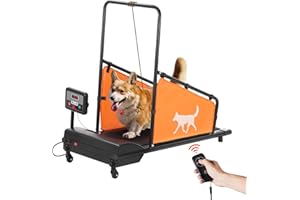 Uargd Dog Treadmill for Medium Breeds, 200 lbs Capacity, Electric Running Machine with 3 Adjustable Inclines, Indoor Pet Exer