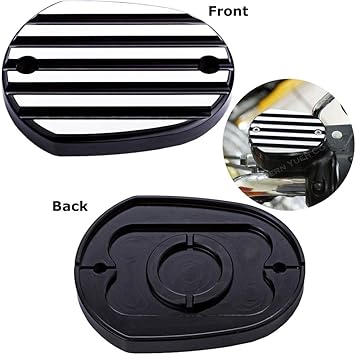 harley davidson front brake master cylinder cover black