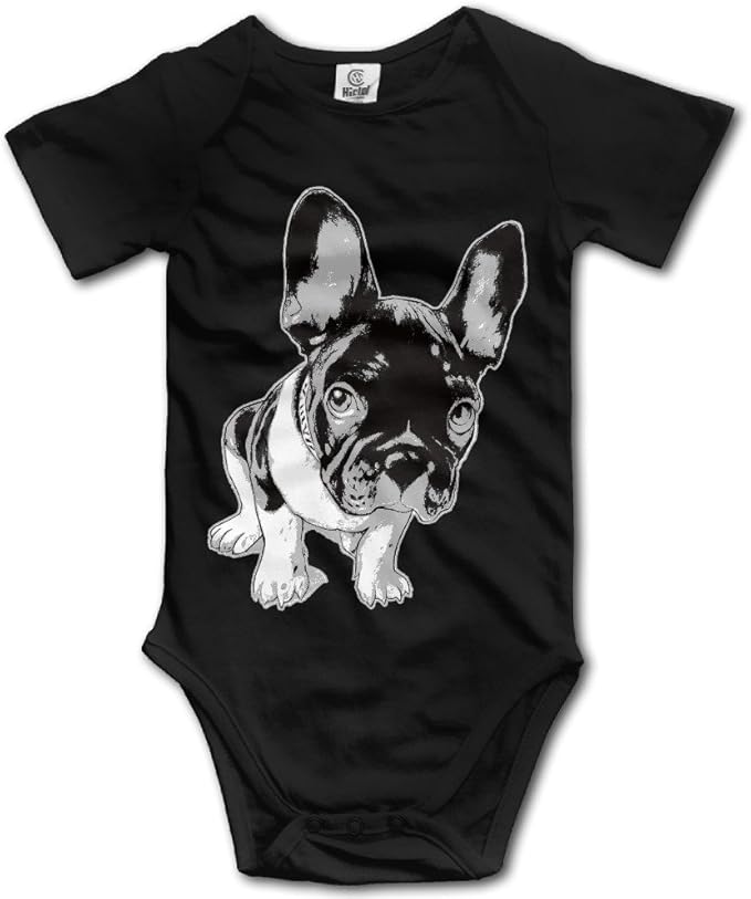 Cool French Bulldog Cute Animals Boys Girls Baby Onesie