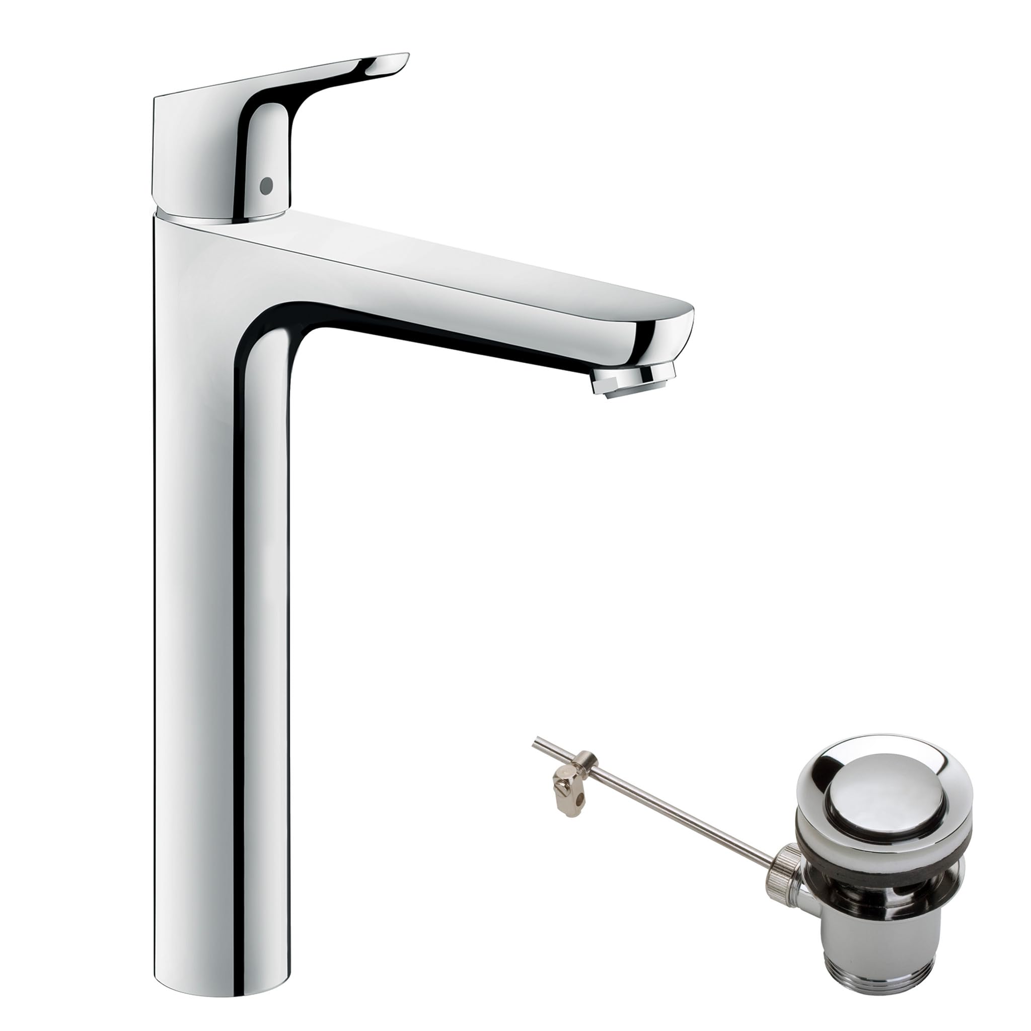 hansgrohe Focus Basin Tap 230 with Pop-Up Waste, chrome