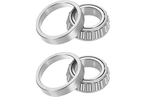 uxcell 2pcs L44649/L44610 Tapered Roller Bearing Cone and Cup, 1.0625" Bore x 1.98" OD x 0.56" Thick, Chrome Steel Taper Bear