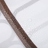 VIROSA Squares Shower Curtain 180x180 cm Water Repellent Polyester view 5