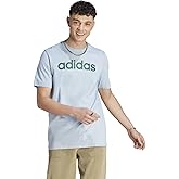 adidas Mens Essentials Single Jersey Linear Embroidered Logo T-Shirt