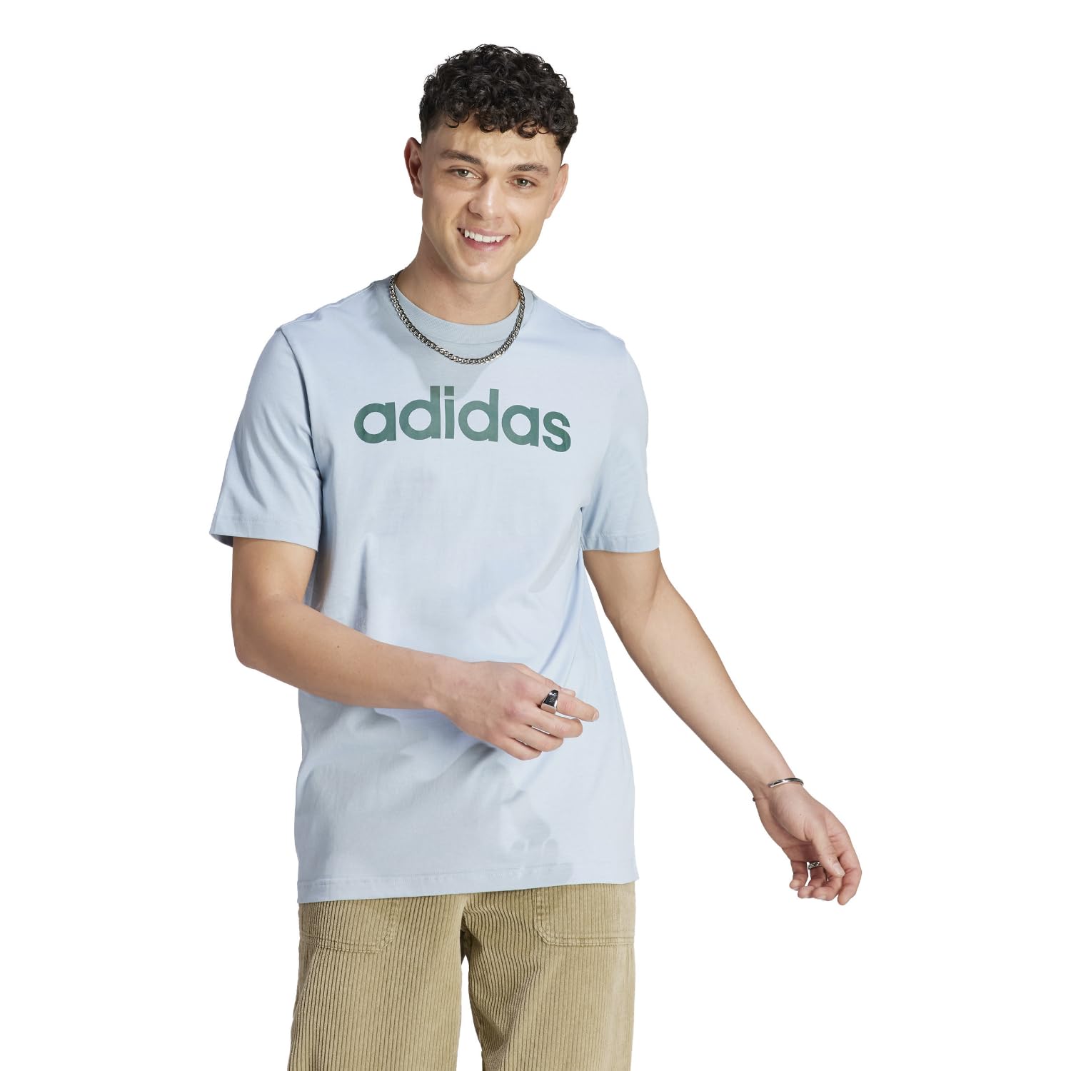 adidas Men's Size Essentials Single Jersey Linear