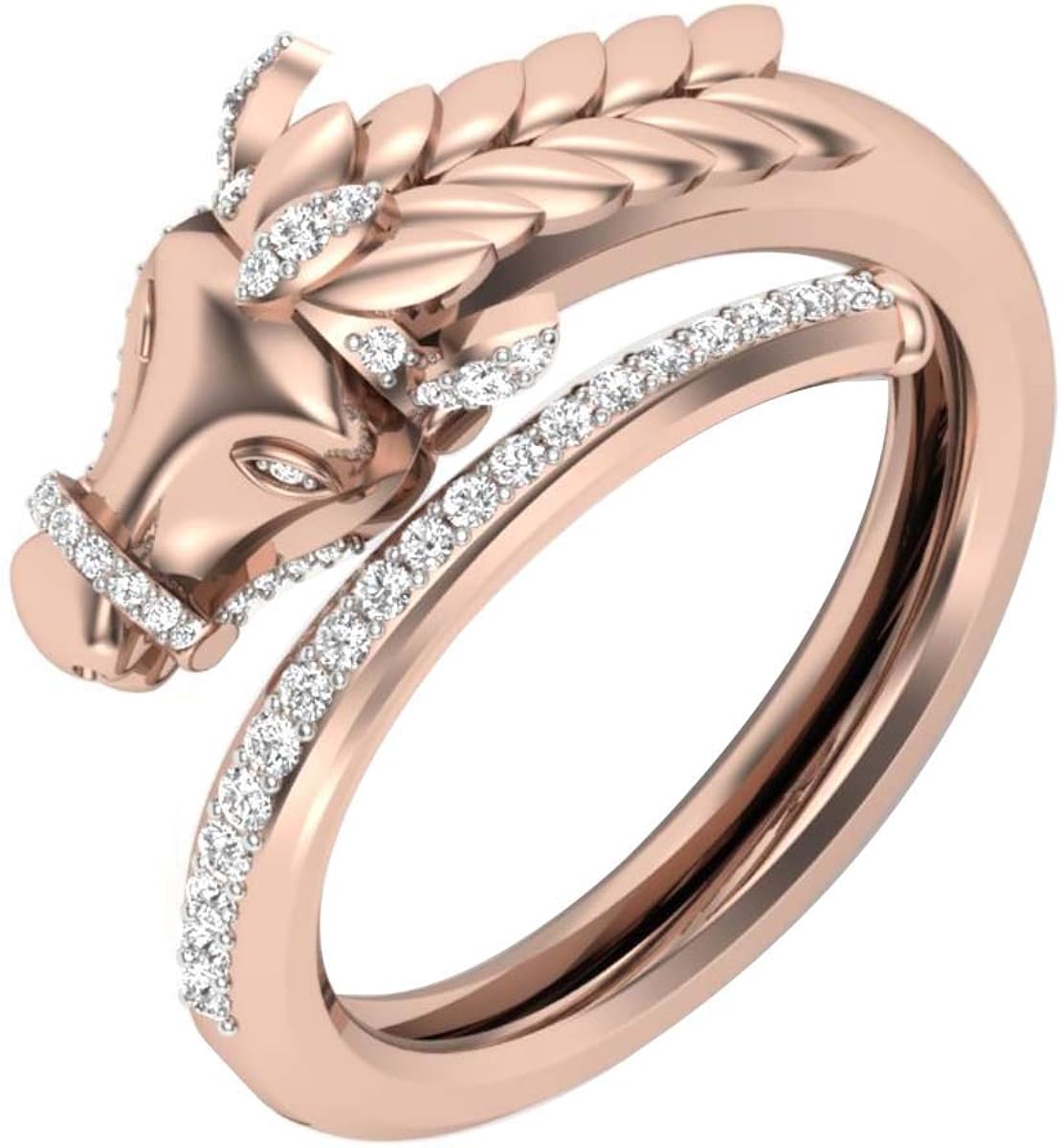 Stunning 14k Gold Plated 925 Sterling Silver CZ Diamond