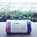 STROPS Yoga Mat Towel, Tie Dye Towel for Bikram/Hot Yoga, Yoga and Pilates, Paddle Board Yoga, Sports, Exercise, Fitness Towel, Also Use as Beach Towel, Concert Towel, Multi-Purpose Use Yoga Towel