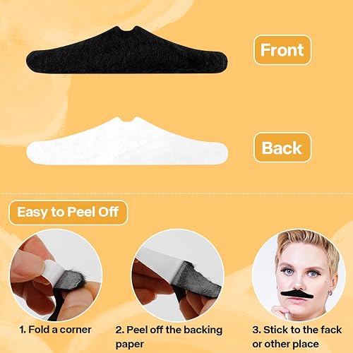 Fausse moustache - GOTOTOP - Auto-adhésif - Décoration pour Noël