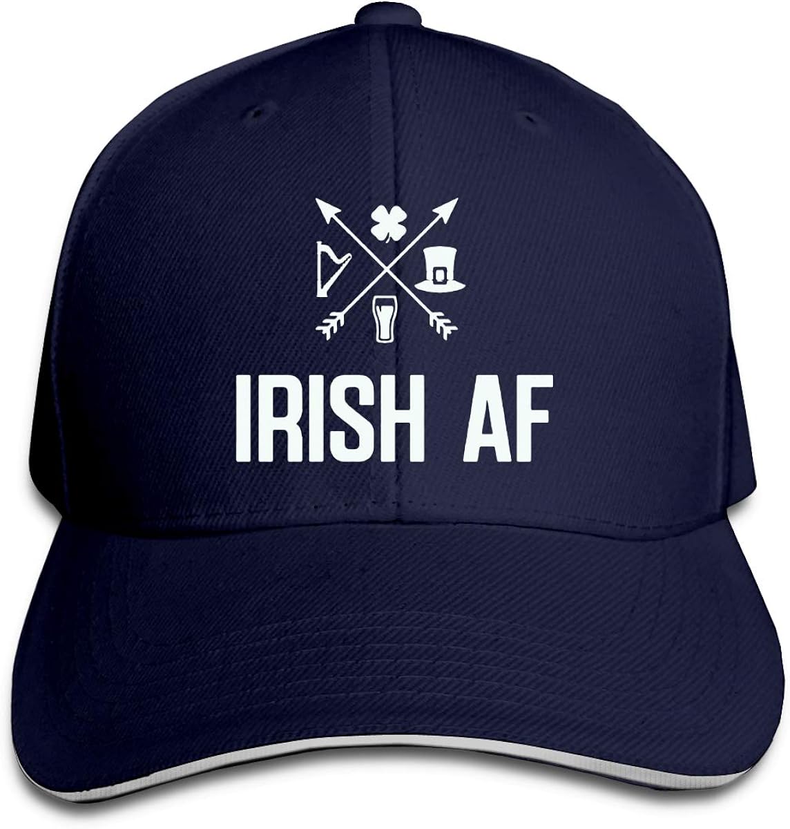 Irish AF Baseball Caps Sandwich Caps Navy at Amazon Men’s Clothing store