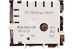 BTNTVEN DG44-01002A Regulator-Energy Dual Infinite Switch Compatible with Samsung Range - Replaces MDSA-W21-SKM, 2087510, AP4337066, PS4240803, EAP4240803