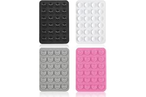 24-Vacuum Suction Cup Phone Holder - Strong Adhesive Back & Waterproof Silicone Pad for Shower, Bathroom, Tile, Mirror - Secu