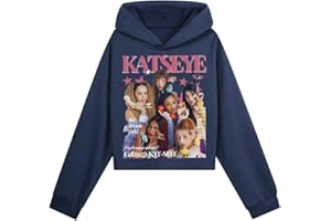 Chitoldeder KATSEYE Merch Girls Hip Hop Short Style Hoodie Kids Pullover Tops Sweatshirt Manon Sophia Music Casual Wear