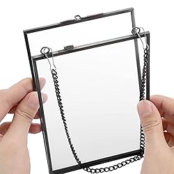 JUXYES Set of 2 Brass Wall Hanging Photo