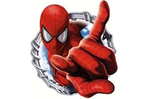 RAWAN FRESH Car Stickers - Spiderman Vinyl Sticker, Peeking car Decals, Funny Stickers - Waterproof Bumper Stickers for Cars, Truck, Motorcycle, Wall, Window and Laptop.