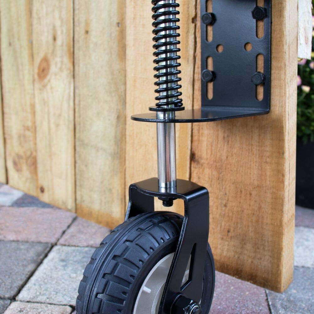 Gates Black Boerboel Gate Solutions 73044963 Boerboel HeavyDuty Gate Wheel Decking & Fencing