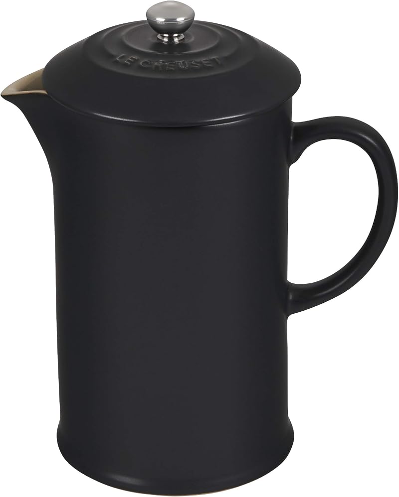 Le Creuset Stoneware Cafetière French Press 1 L Satin Black 91028200000000