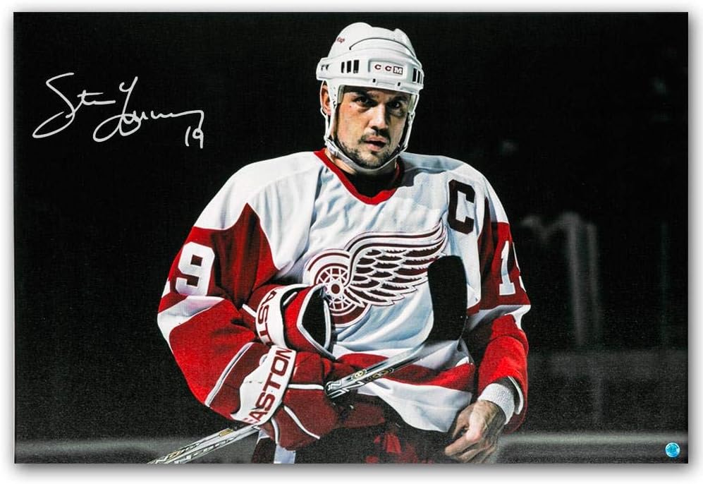 steve yzerman autograph