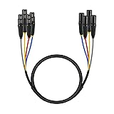 Phenyx Pro XLR Snake Cable, Color-Coded 4-Channel