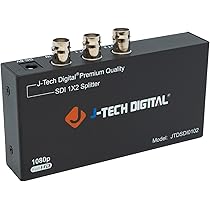 Splitter SDI 1x2 LiNKFOR - Répéteur Signal Vidéo - Compatible 3G/HD/SD-SDI - Alimentation Incluse