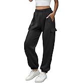 ATHMILE Womens Cargo Sweatpants Oversized Fleece Joggers Fall Fashion Outfits Y2k Clothes 2026 with Pockets