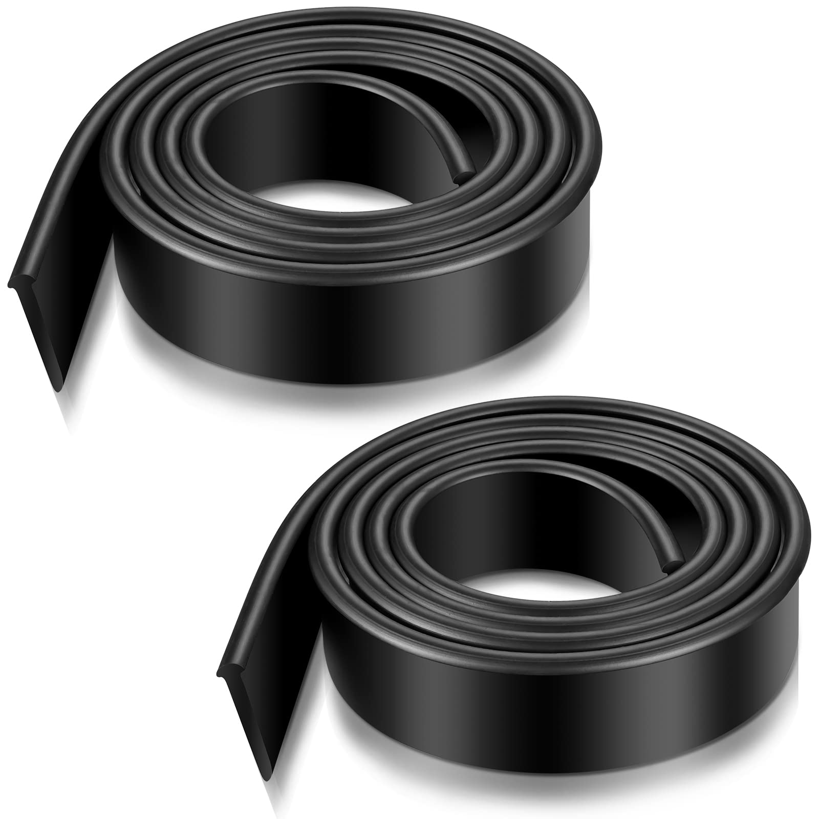 Photo 1 of Tondiamo 72 Inch Black Shower Door Rubber Sweep Bottom Seal Strip Rubber Shower Door Seal Strip Waterproof Trim for Home Bathroom