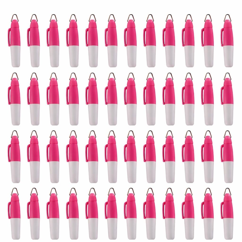 TH Golf Mini Permanent Markers | Assorted Colours | Fine Point | 6 Count (Pink Pack of 48)