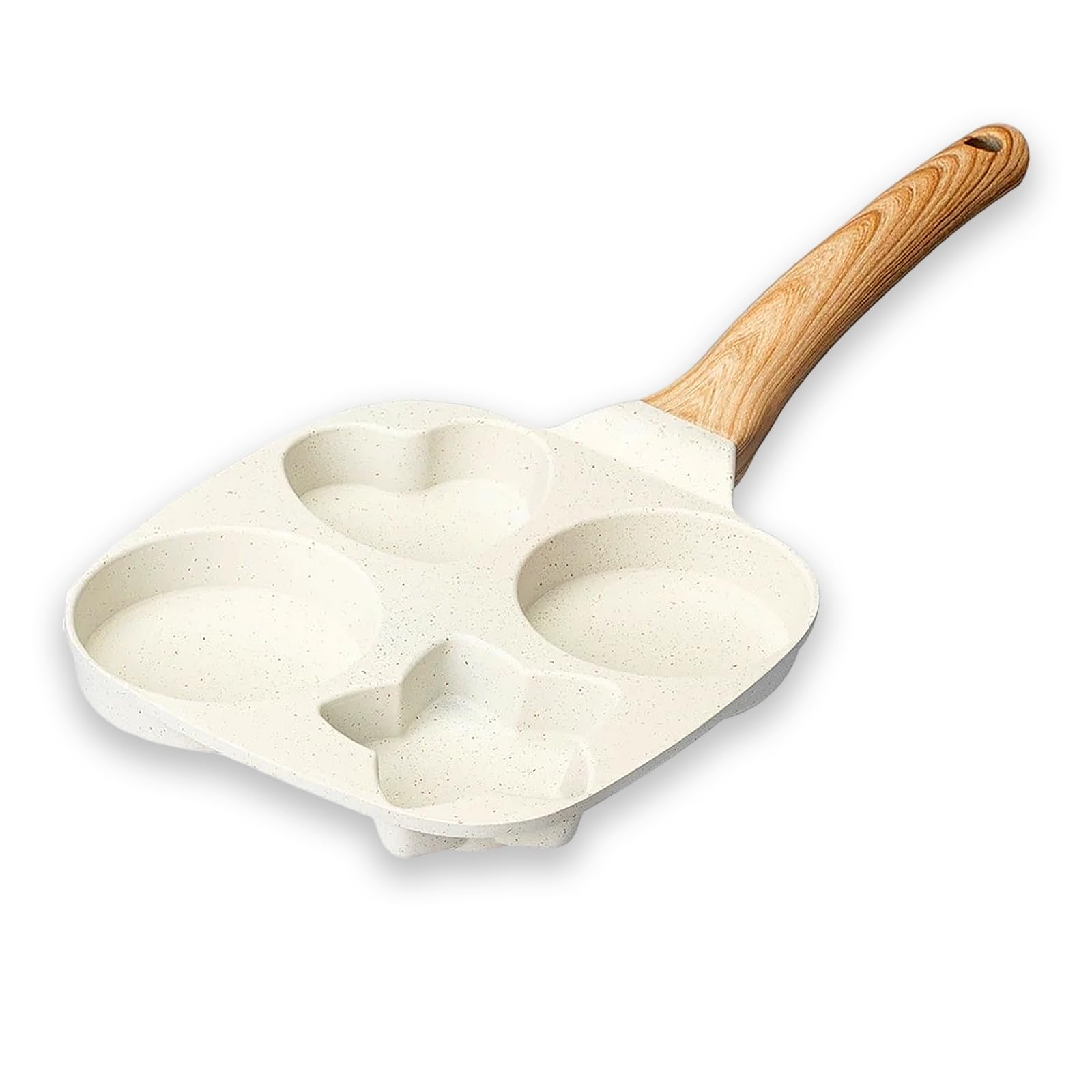 Photo 1 of Unoschrim Nonstick Egg Frying Pan, 4-Cup Granite Fried Pan, Aluminum Omelet Pan, Breakfast Frying Pan for Cooking Eggs, Burger or Bacon, All Stoves Compatible